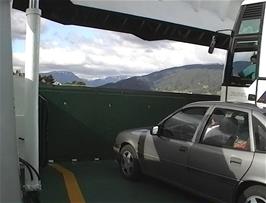 The ferry opens up as we approach Vangsnes